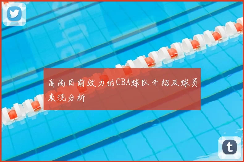 高尚目前效力的CBA球队介绍及球员表现分析
