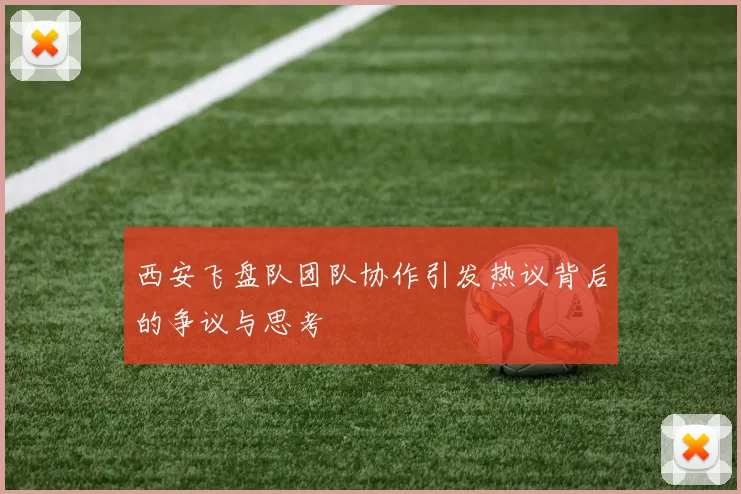 西安飞盘队团队协作引发热议背后的争议与思考